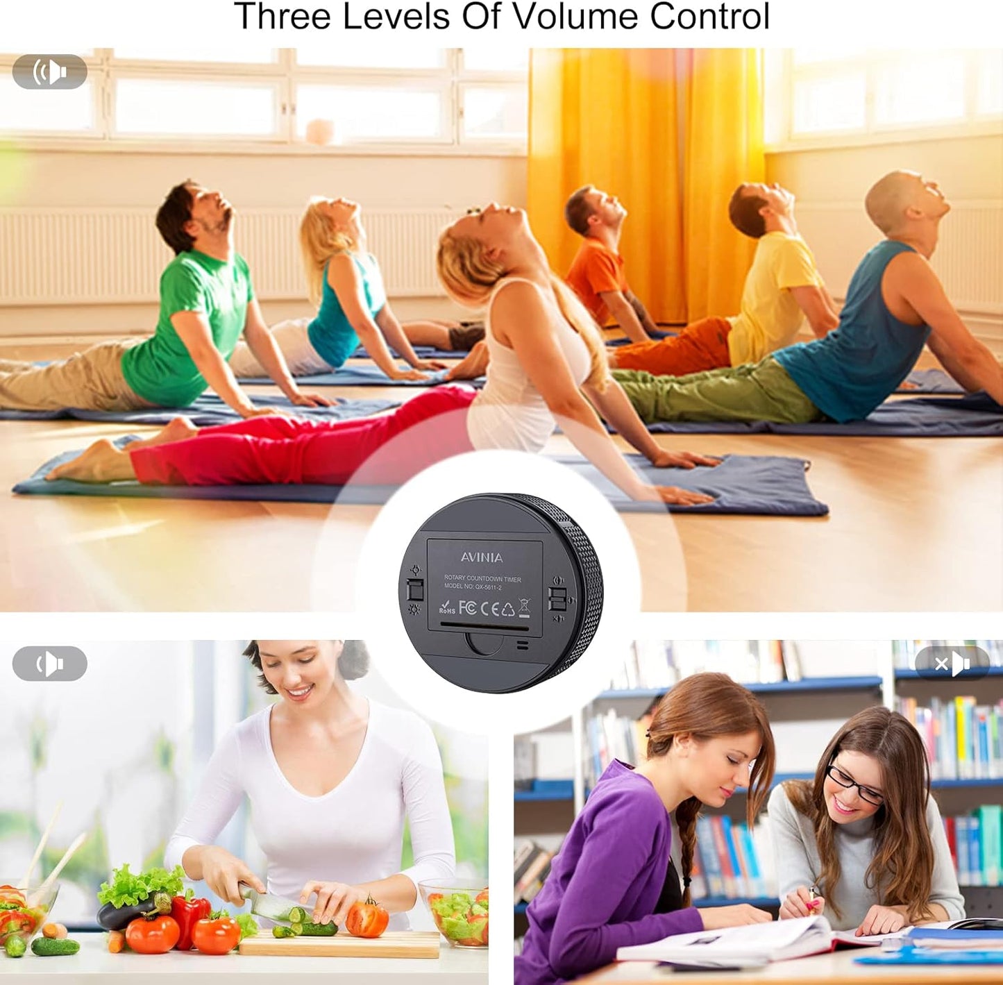 Magnetic digital timer for the kitchen
