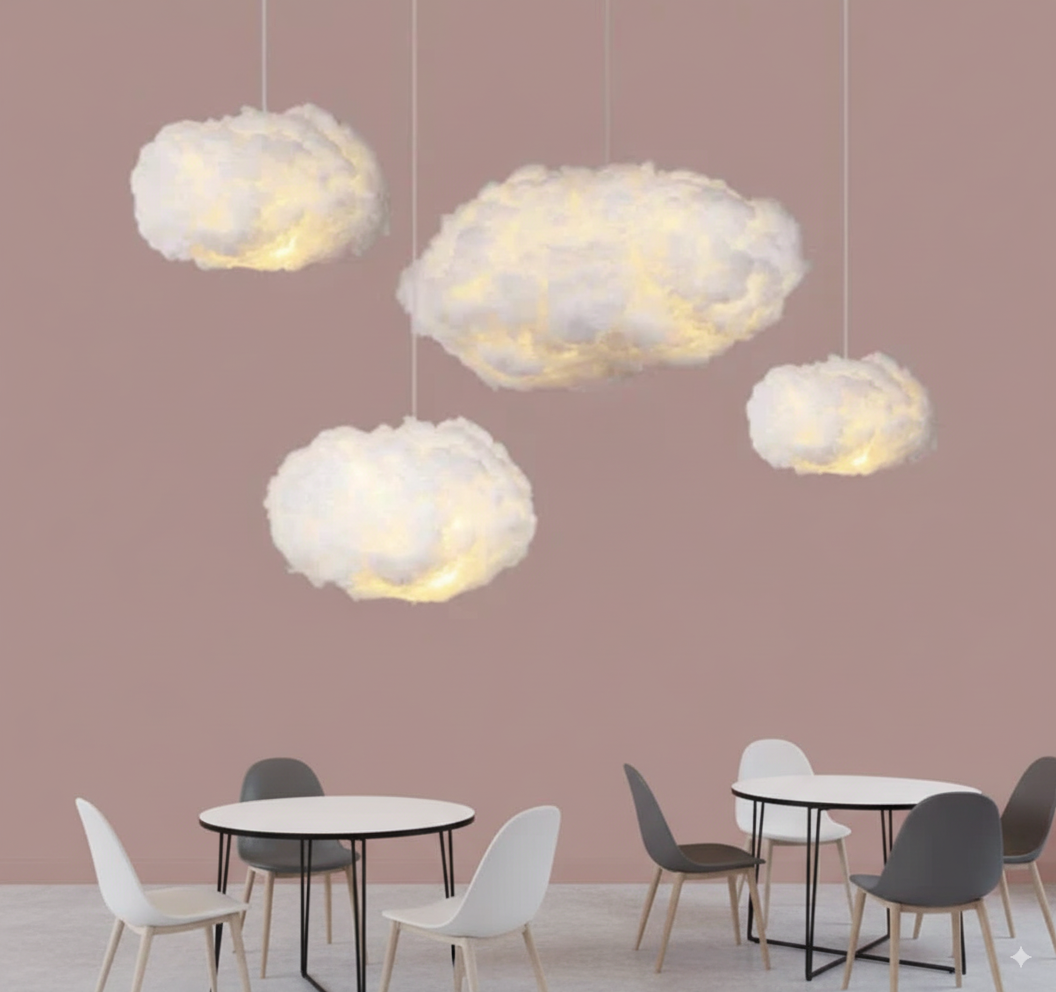 Dream Cloud Ceiling Light - LED Cotton Pendant Lamp