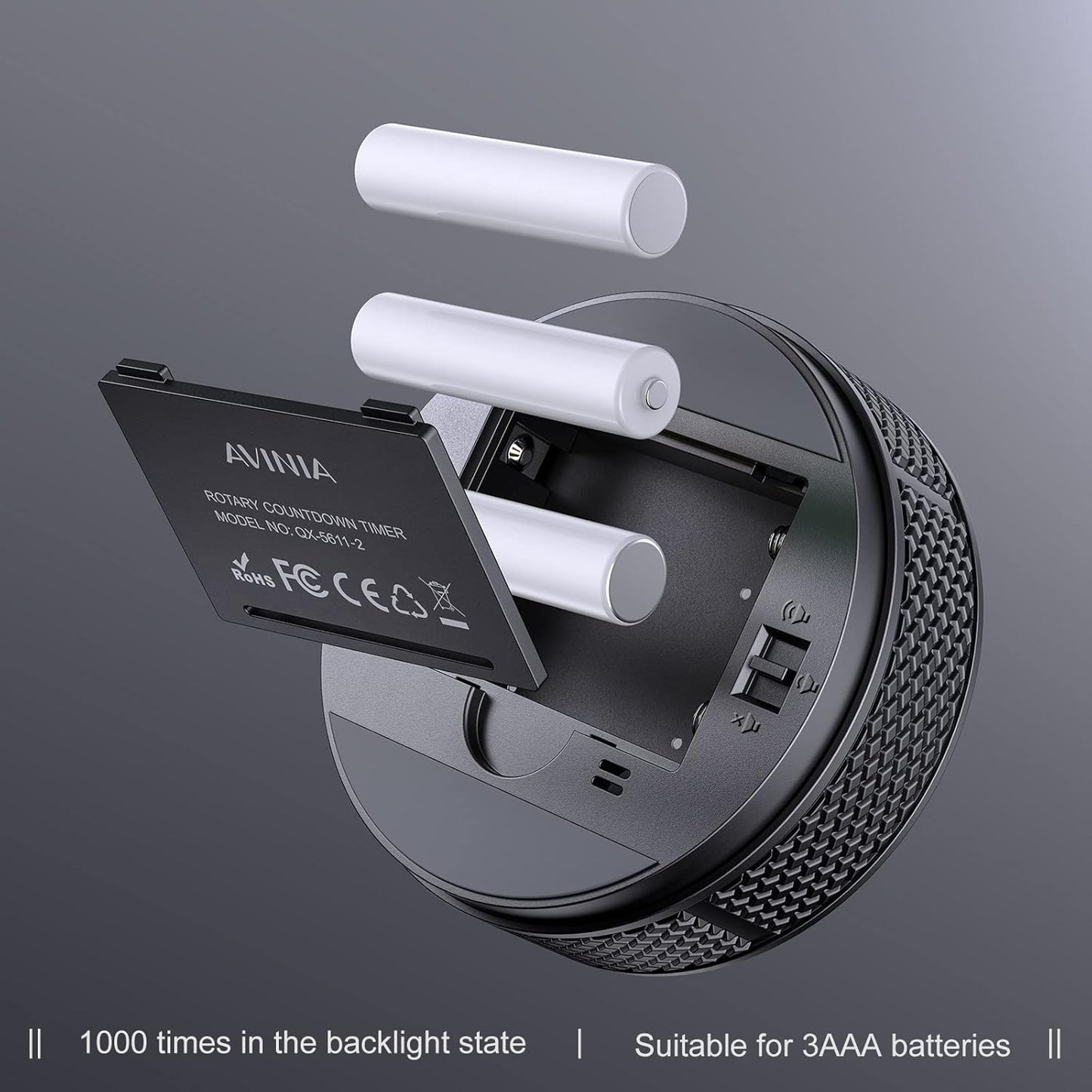 Magnetic digital timer for the kitchen