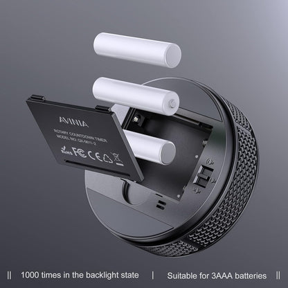 Magnetic digital timer for the kitchen