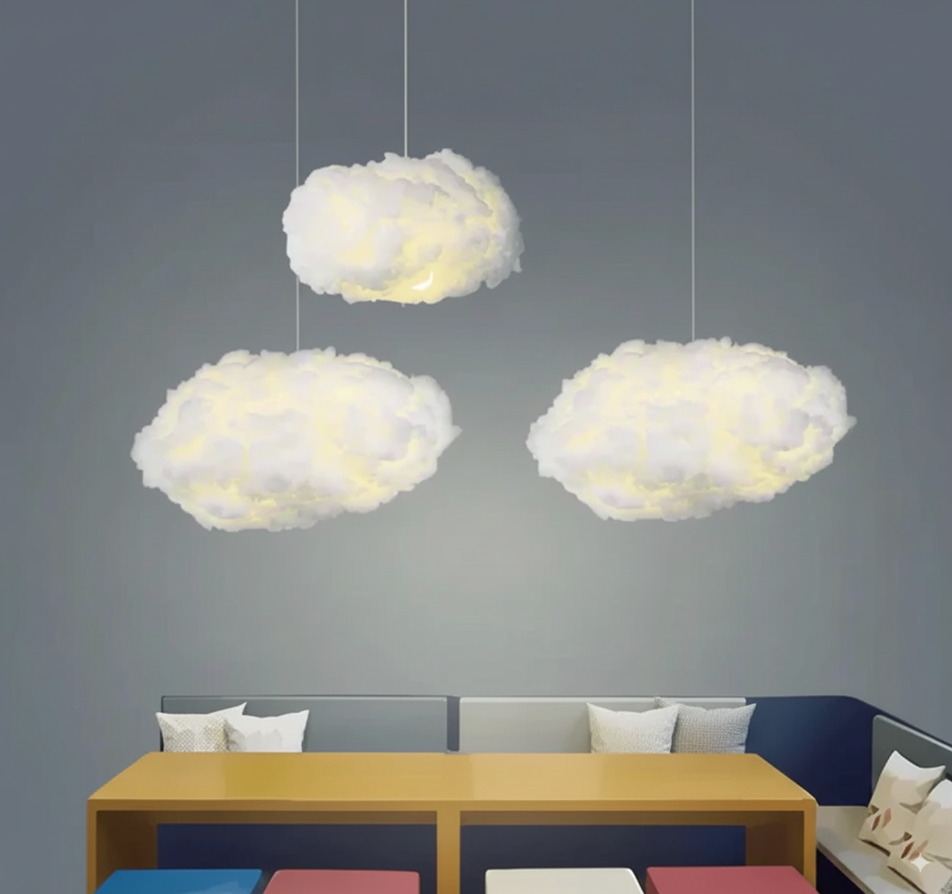 Dream Cloud Ceiling Light - LED Cotton Pendant Lamp