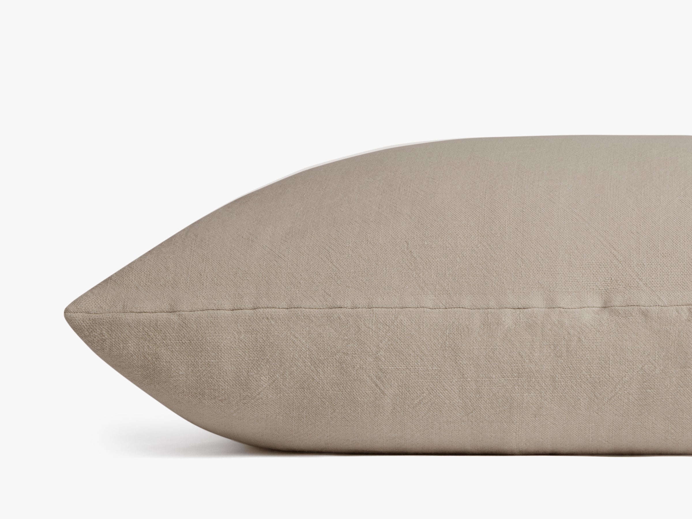 Oversized Vintage Linen Euro Pillow Cover – Natural 100% Linen Cushion Cover for Sofas and Beds 1