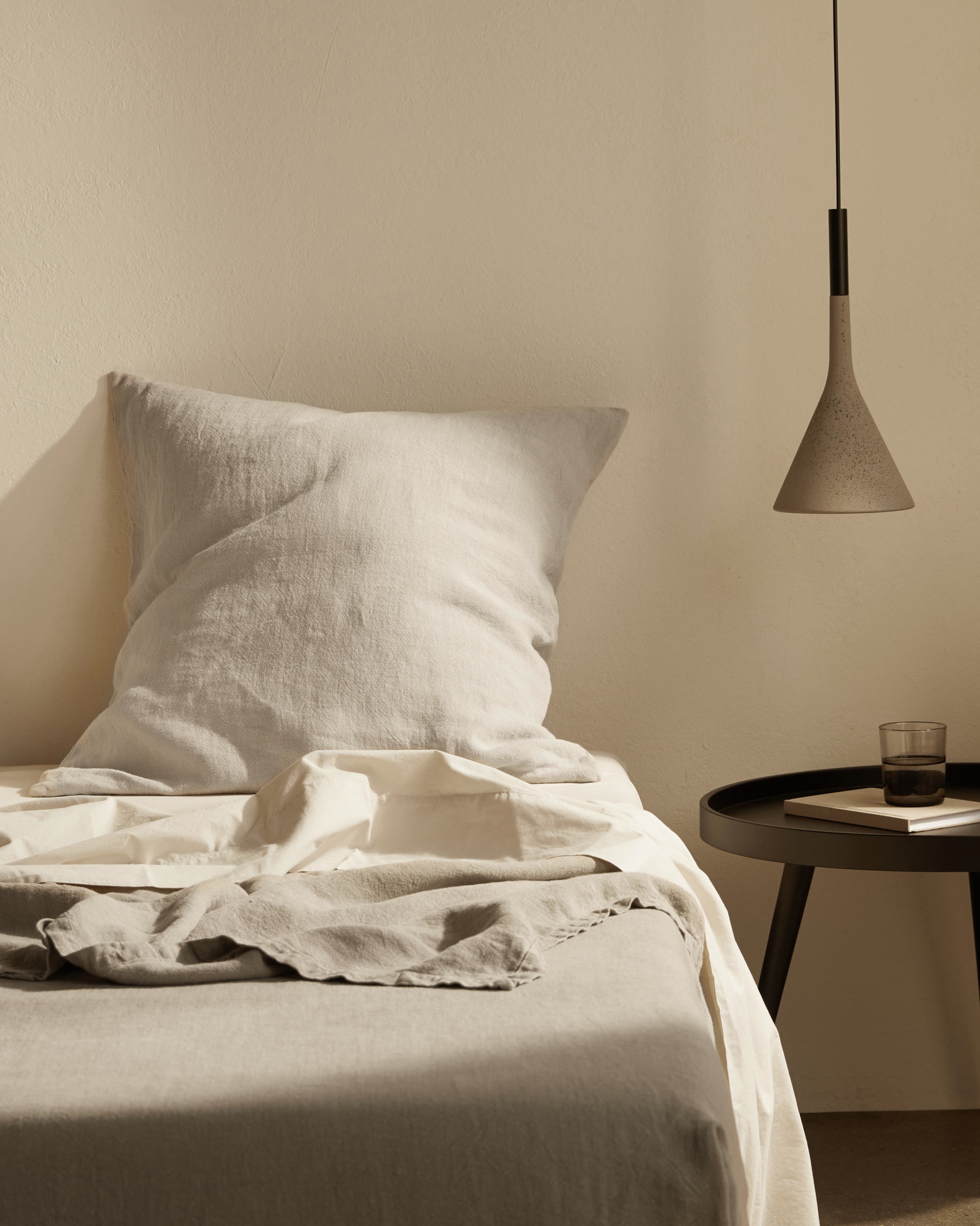 Oversized Vintage Linen Euro Pillow Cover – Natural 100% Linen Cushion Cover for Sofas and Beds 2