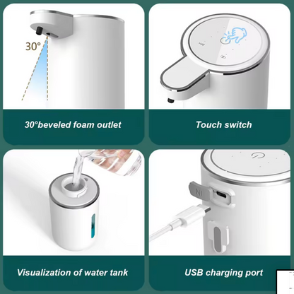 Refillable automatic soap dispenser