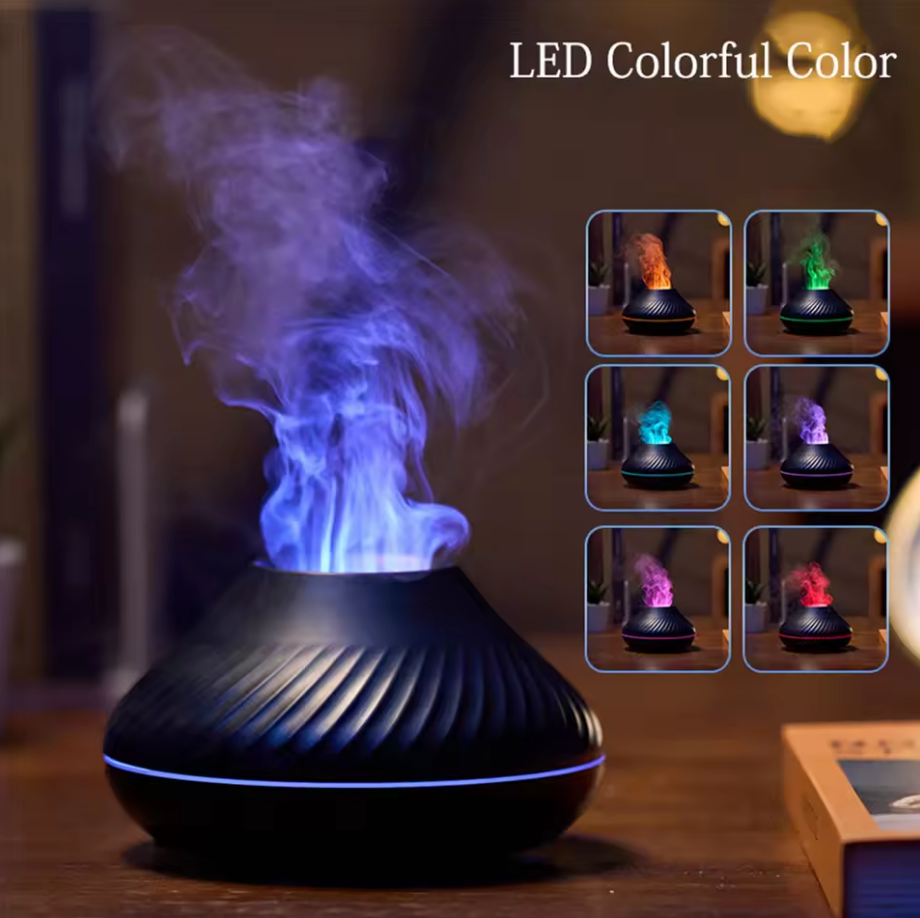 Portable USB humidifier with LED light
