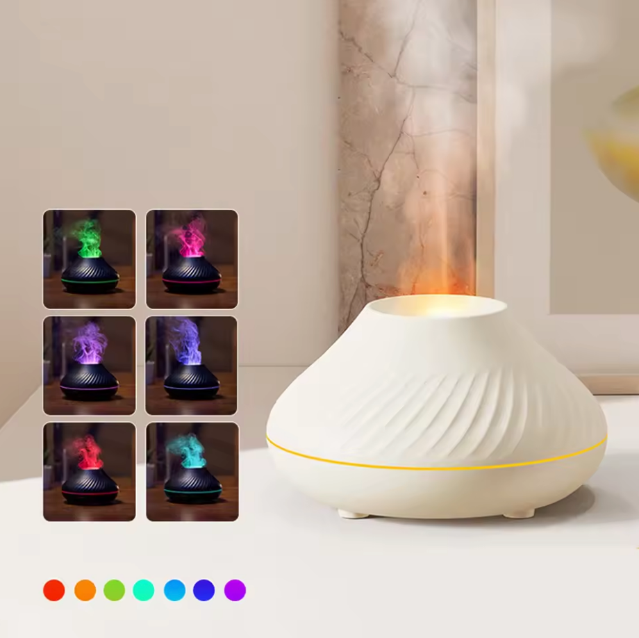 Portable USB humidifier with LED light