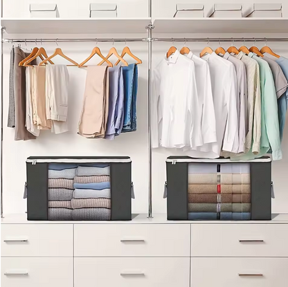 Foldable fabric boxes for wardrobe