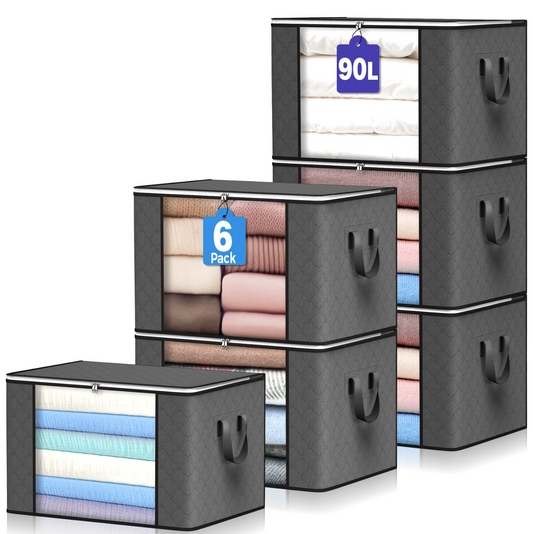 Foldable fabric boxes for wardrobe